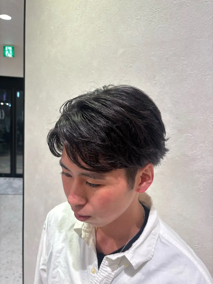 ショート 永田虹輝 /無造作パーマのヘアスタイル