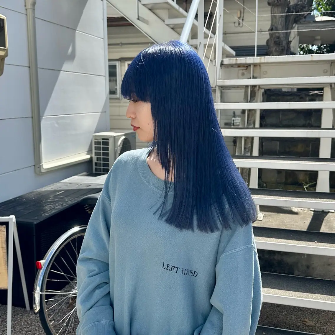 セミロング カット ヘアカラー 🍀ブリーチ屋さん/ ダブルカラー・あずみのヘアスタイル