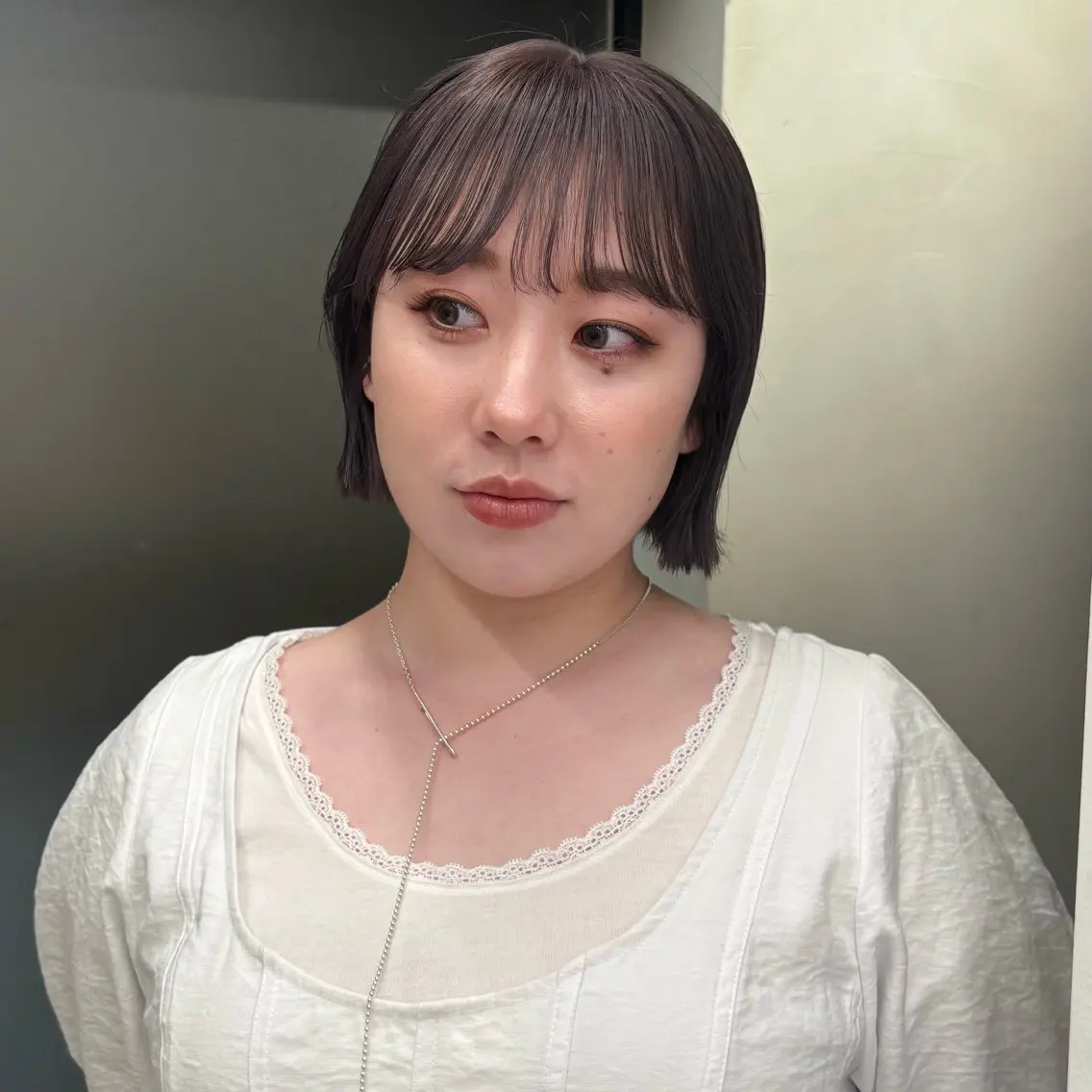 ショート 盛れる透明感カラー momokaのヘアスタイル