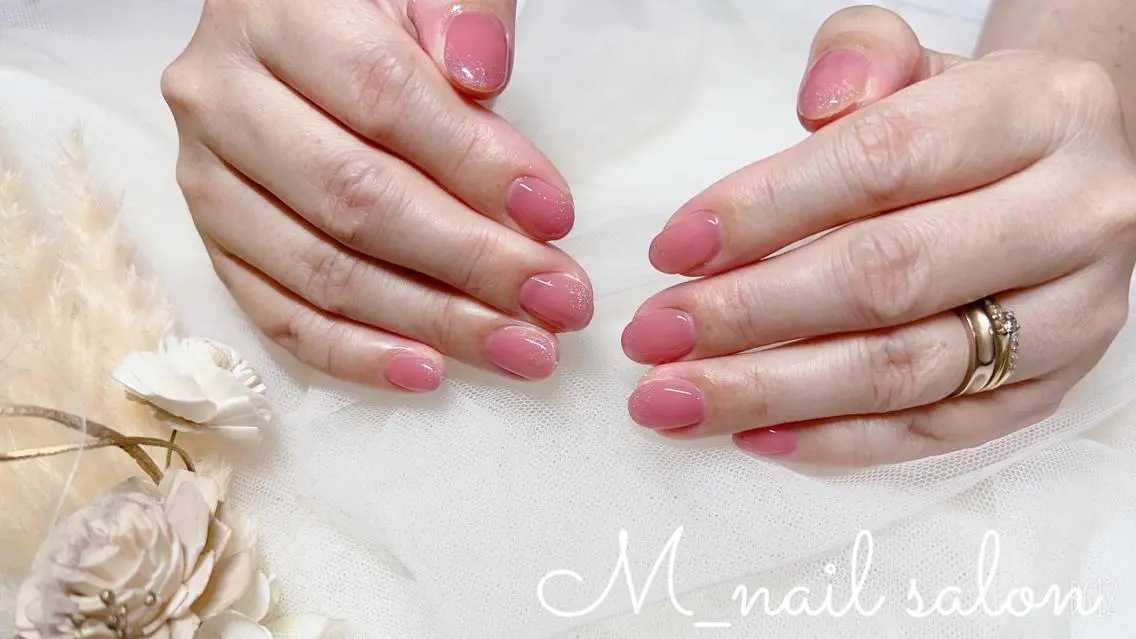 ネイル シンプルネイル M_ nail salonのネイルデザイン