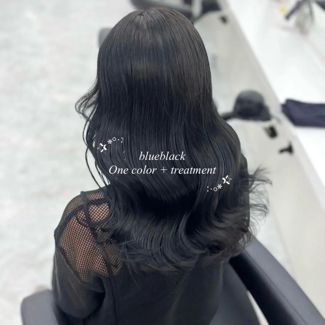 セミロング カラー カットパーマモデル 募集🎀SHIONEのヘアスタイル