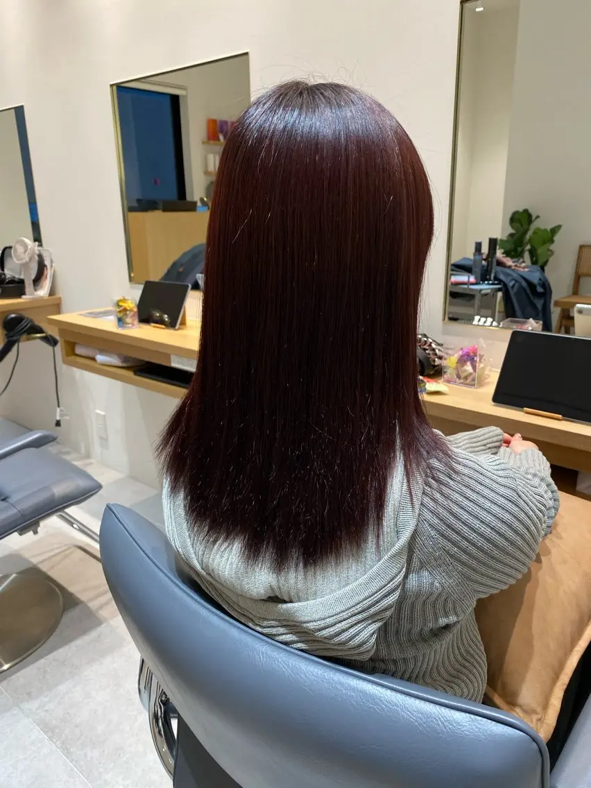 カラー 縮毛矯正 カラーモデル🍀 otoha🍀のヘアスタイル