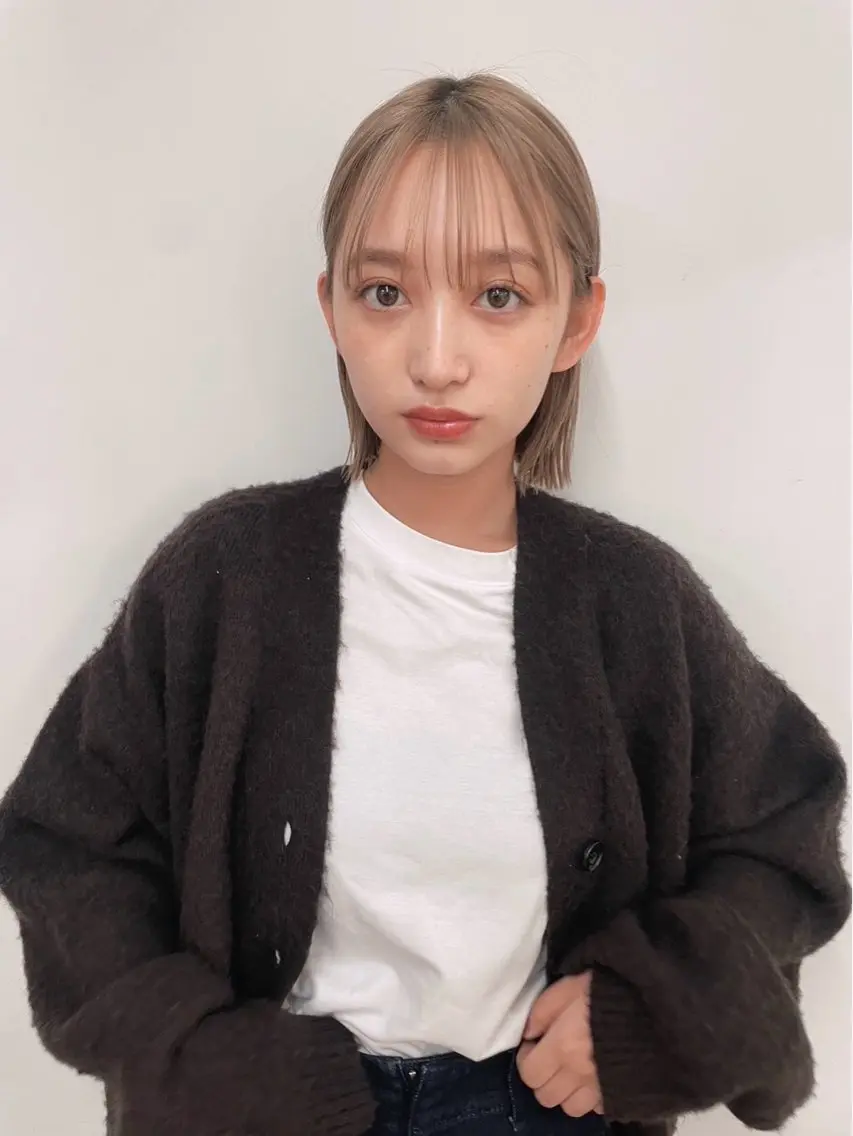 ショート カット ヘアカラー トリートメント 嶋佐 昌大 シマサマオのヘアスタイル