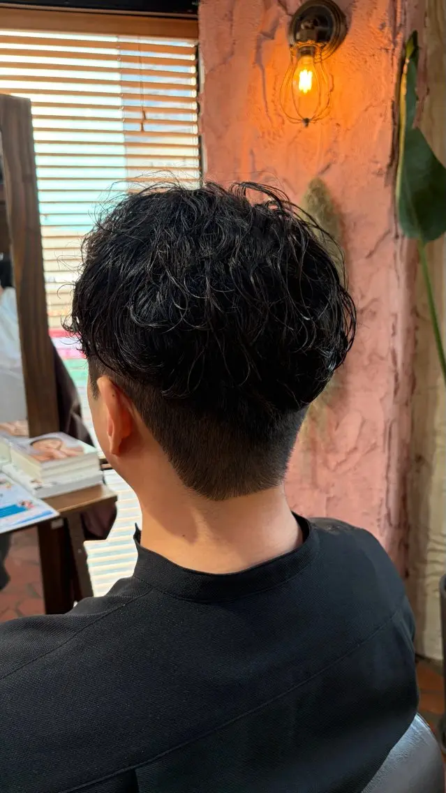ミディアム ミディアムパーマ 千葉 香奈のヘアスタイル