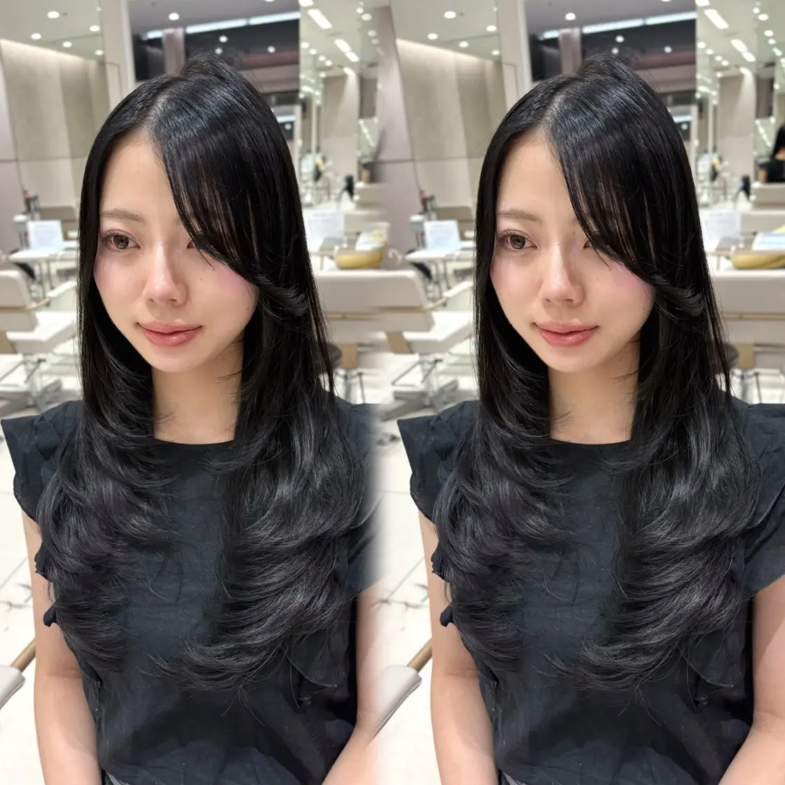 ロング レイヤーカット 銀座/レイヤー/ 透明感カラー✨りくのヘアスタイル