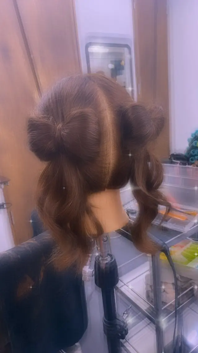 ヘアセットの写真