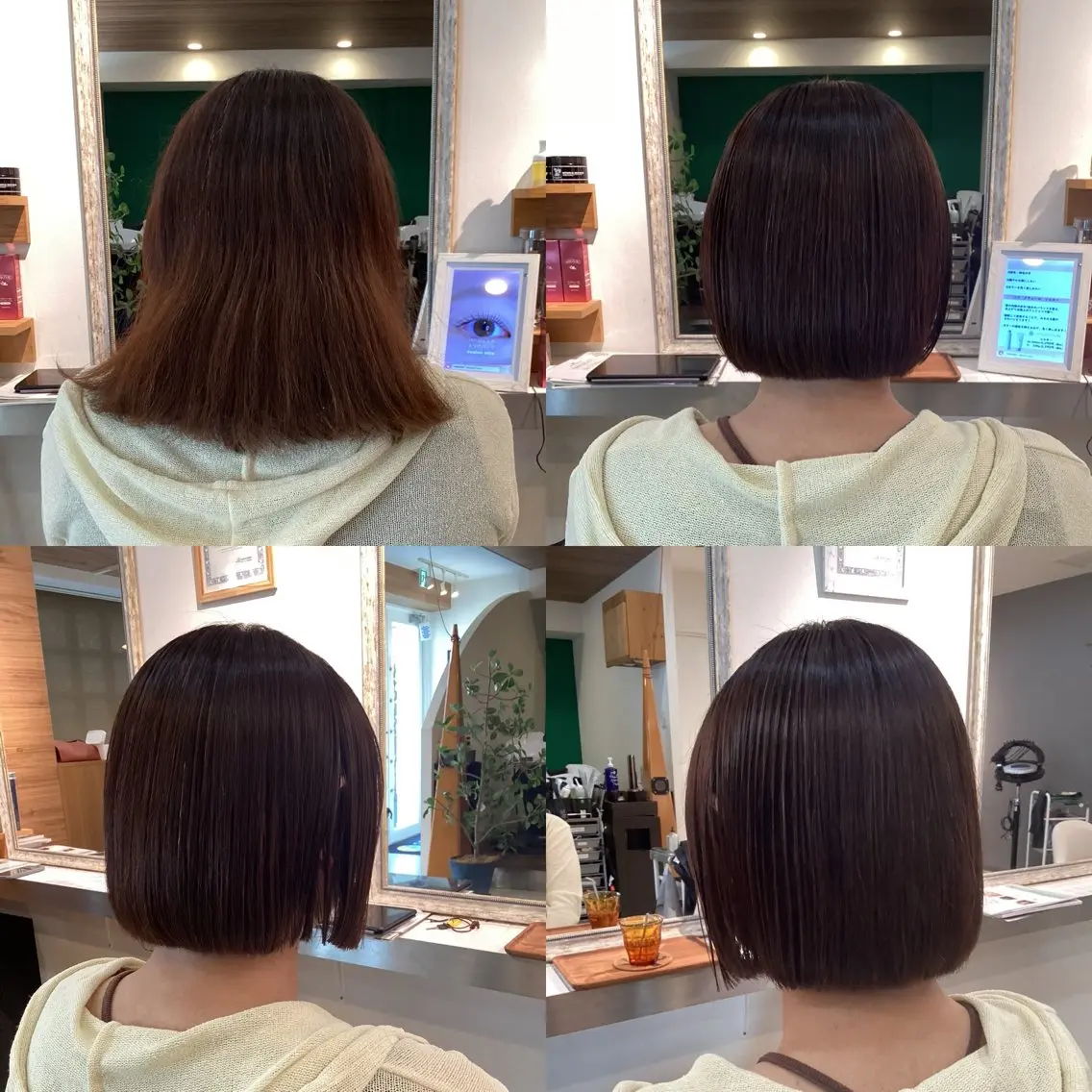 ショート カット 縮毛矯正 トリートメント hair bonitaのヘアスタイル