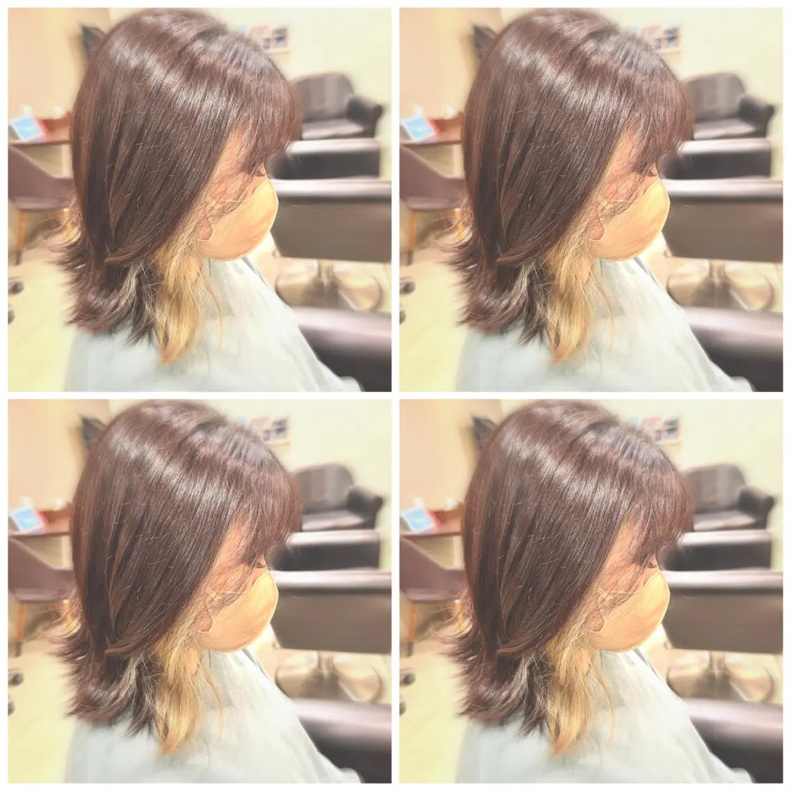 ミディアム カラー 心斎橋メンズサロン リベルテグリットのヘアスタイル