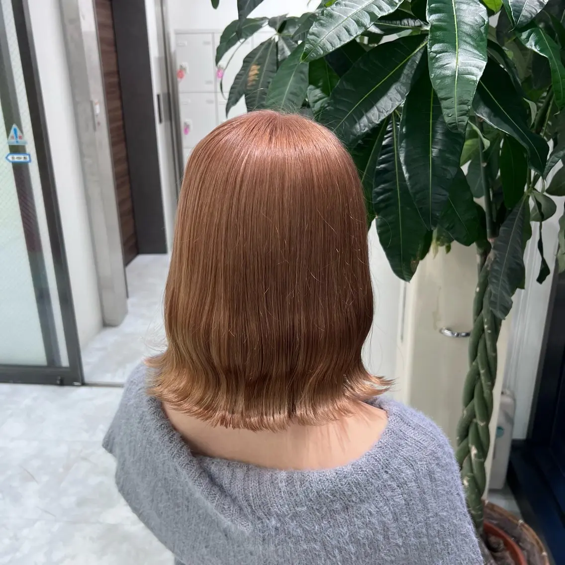 ミディアム 髪質改善 トリートメント カット ヘアカラー 🫧レイヤーカット ・ハッシュ🫧龍星のヘアスタイル