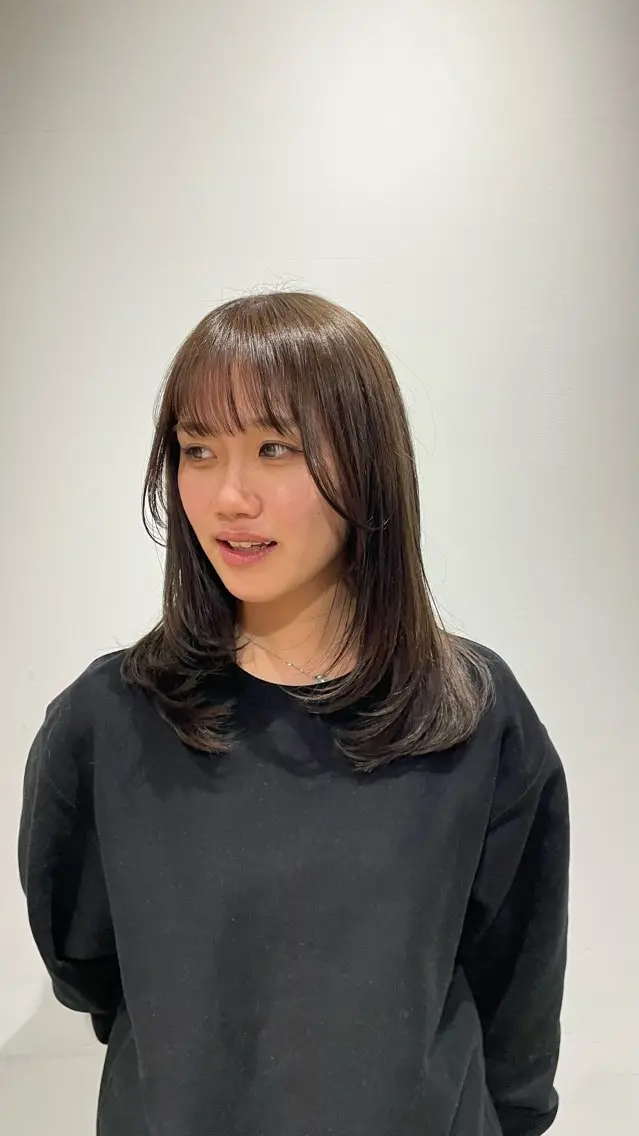 <ミニモ学割> （Jrクーポン）U24カット+ワンカラー+ケアトリートメント🐱の写真