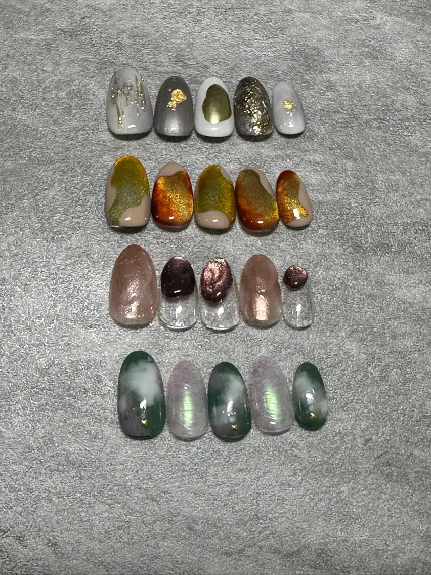 ネイル ニュアンスネイル ルミエナリトリート MUKAEDAのネイルデザイン