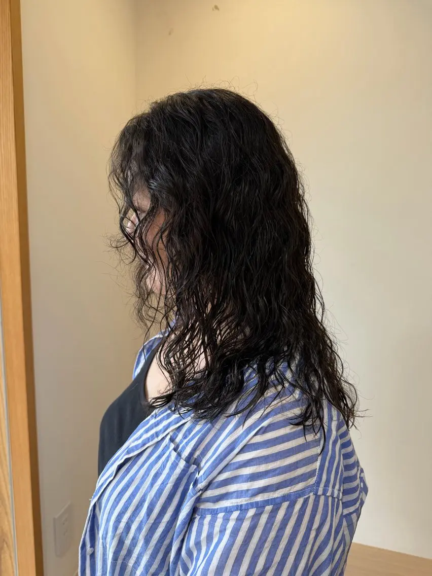 ミディアム ミディアムパーマ 縮毛矯正 カット パーマ D.c.t eikoのヘアスタイル