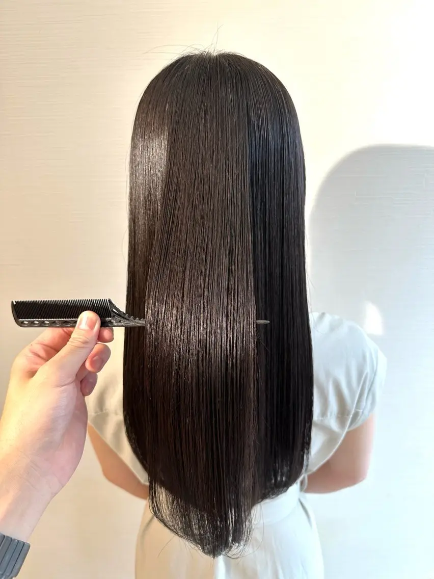 ロング カラー 髪質改善 トリートメント 🌈ハイトーン髪質改 善🌈polon🌟のヘアスタイル