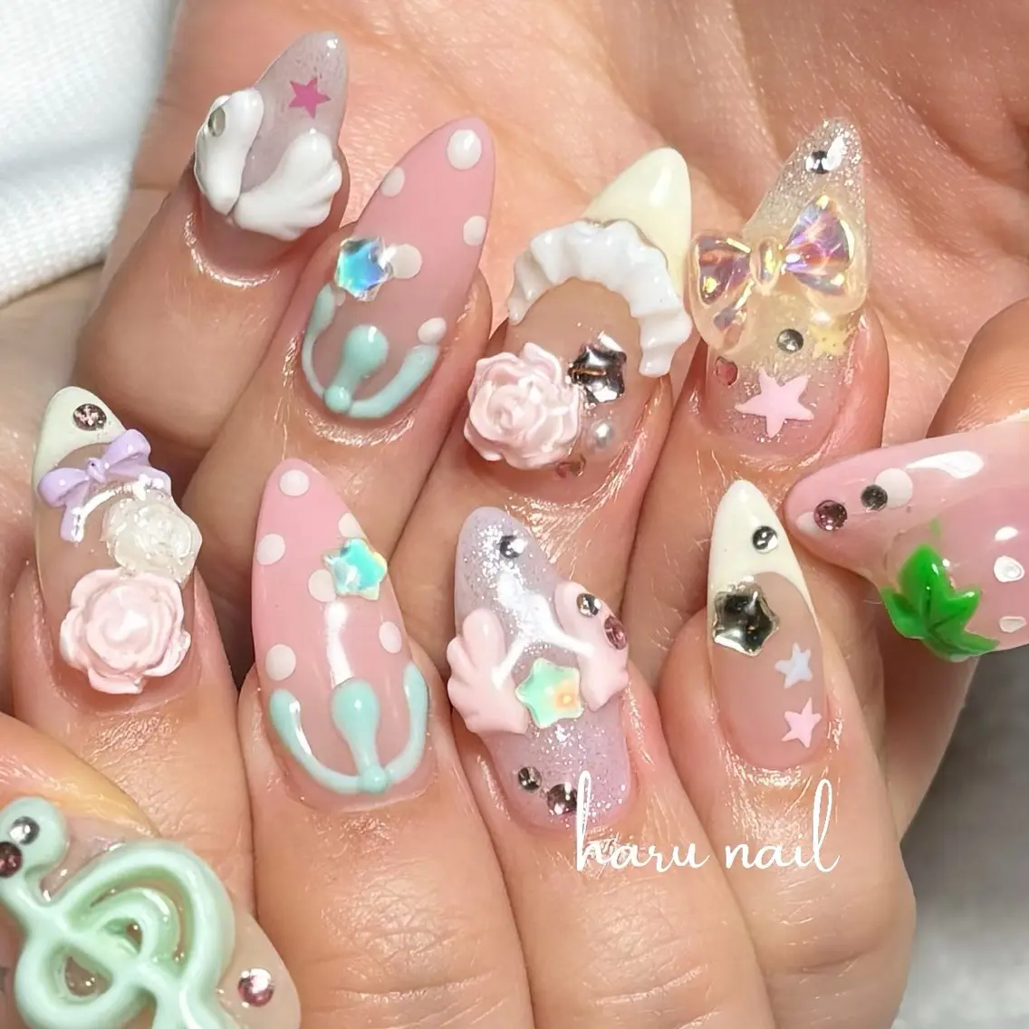 ネイル ハンドネイル harunail Shionのネイルデザイン