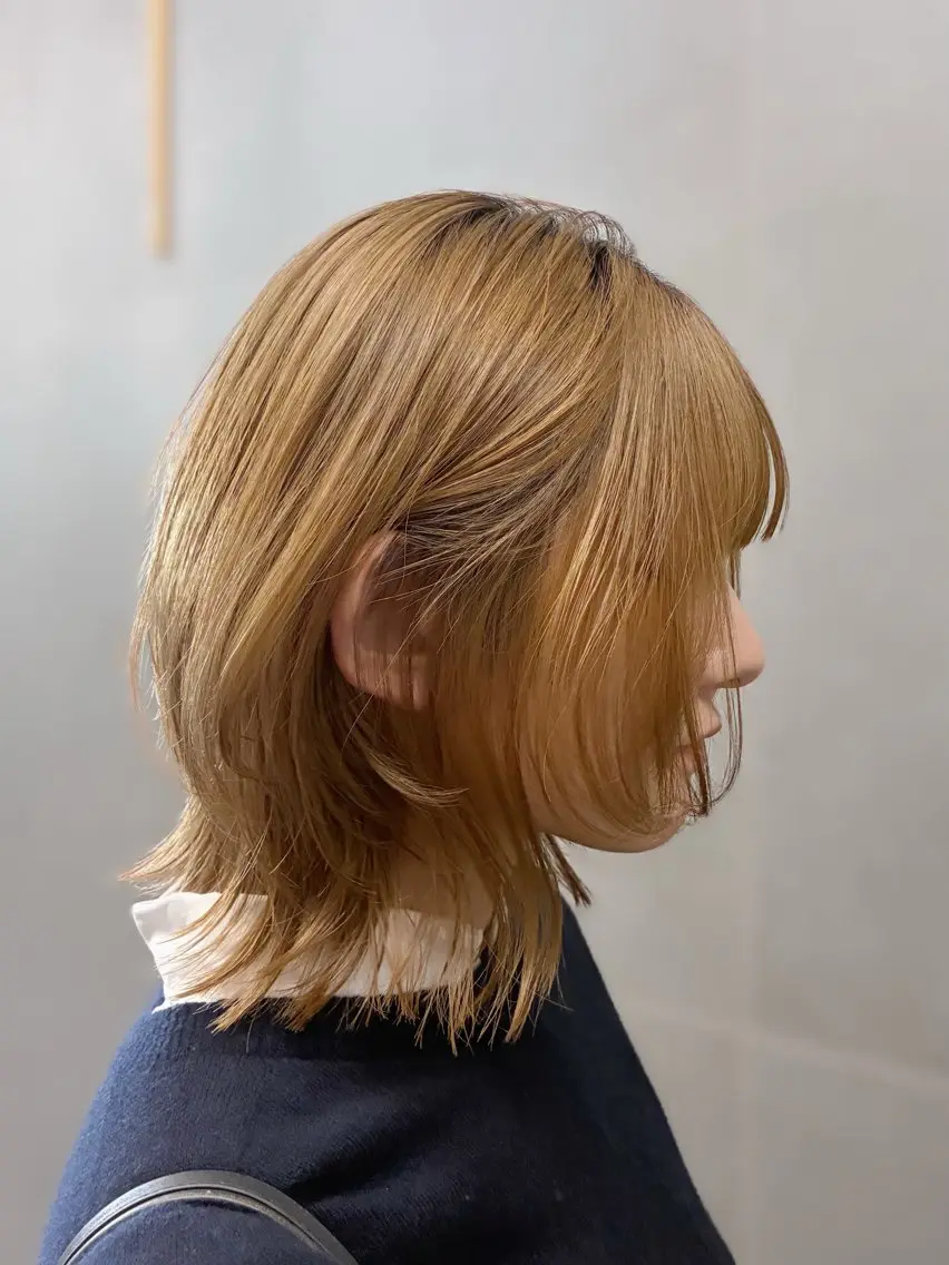 ミディアム TheEct🫧ca now SUZUNOのヘアスタイル