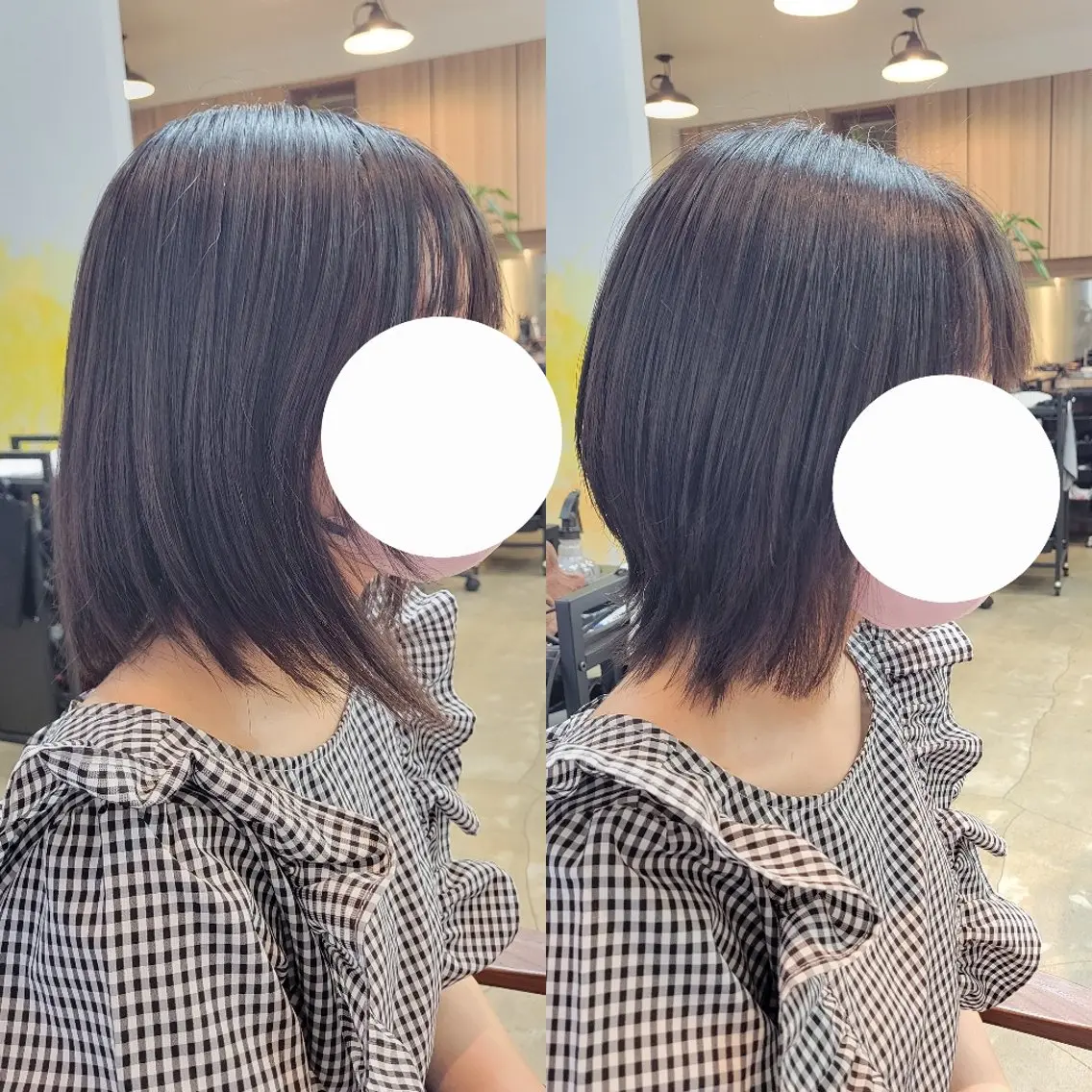 ミディアム ウルフカット カット 野村 果音(カノン)のヘアスタイル