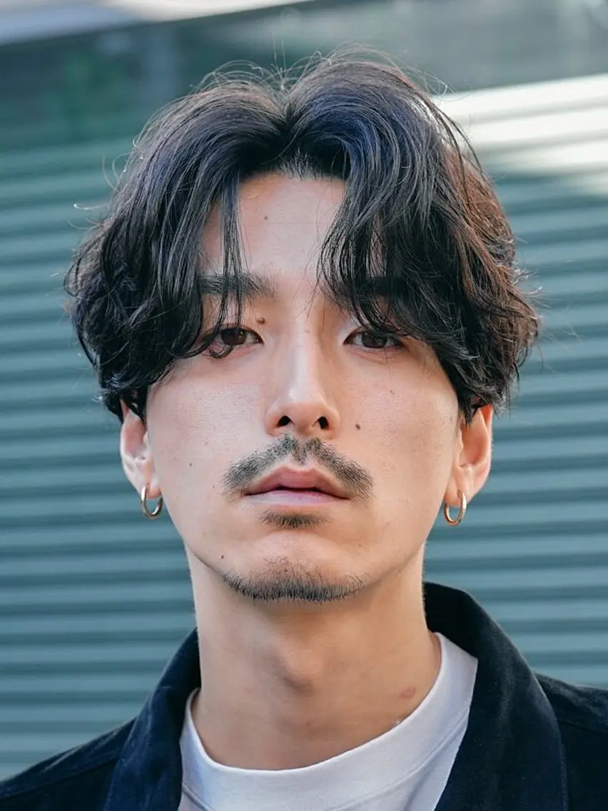 パーマ メンズ カット パーマ 安藤幹人 メンズパーマのヘアスタイル