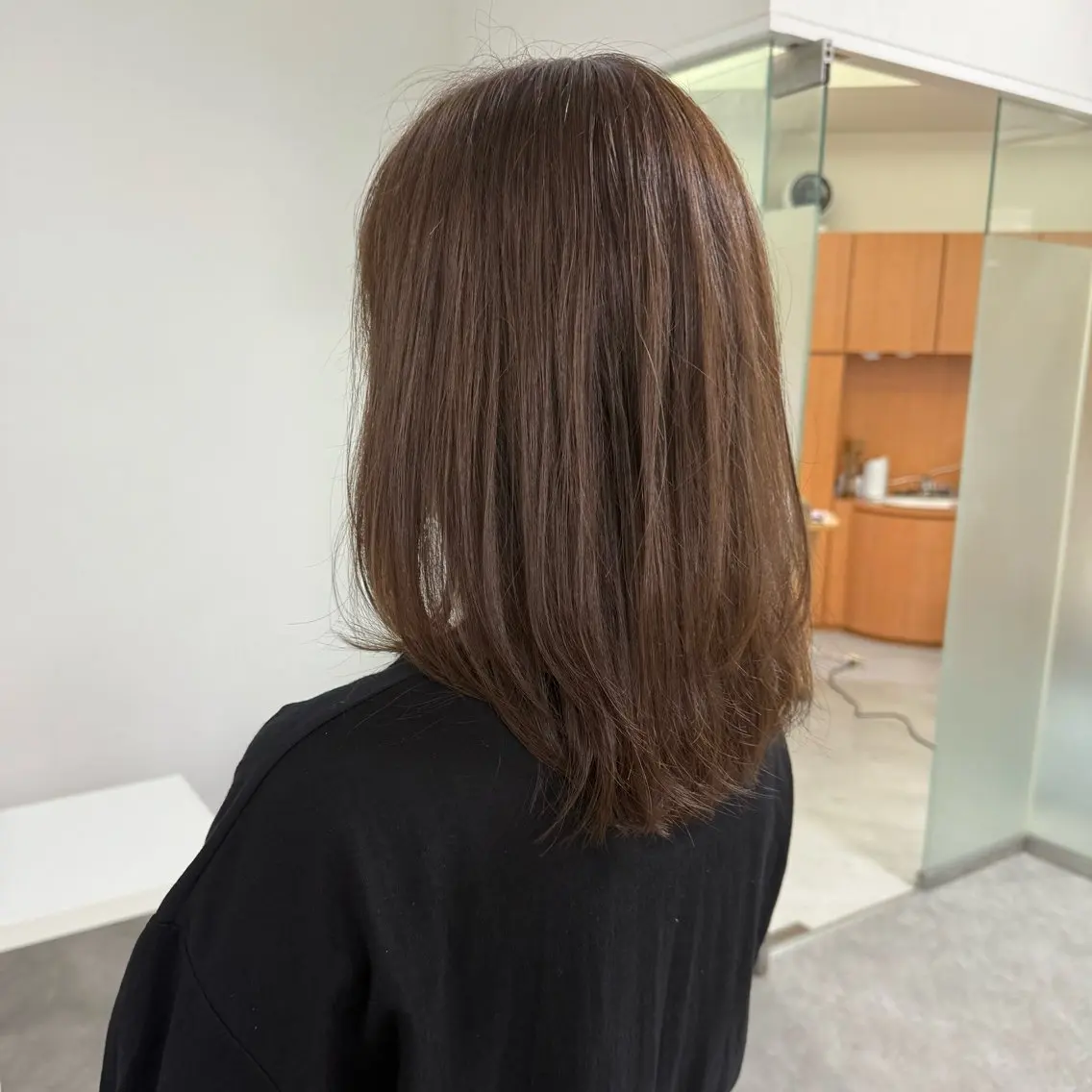ミディアム rua.／ W color⛓🖤のヘアスタイル