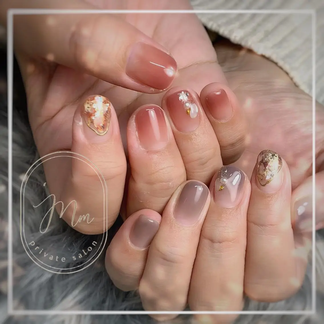 ネイル ハンドネイル 'mm  (ミリ) ＭＡＮＡＭＩのネイルデザイン