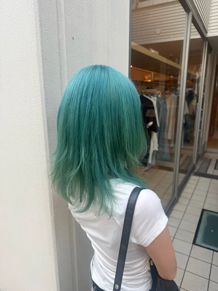 ロング カラー ヘアカラー ハイトーン/ブリーチ 💙みずき💙のヘアスタイル