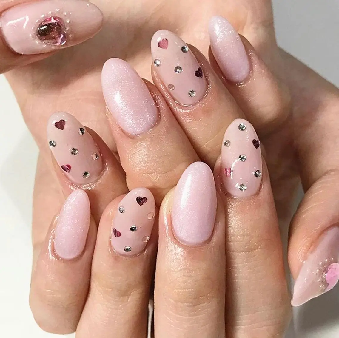 ネイル 渋谷／チップ長さ出し 👑アプレgel-xのネイルデザイン