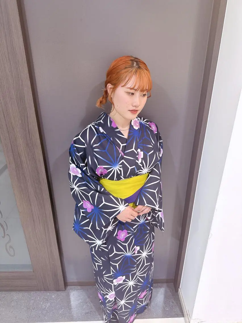 着付け(浴衣)➕ヘアーセットの写真