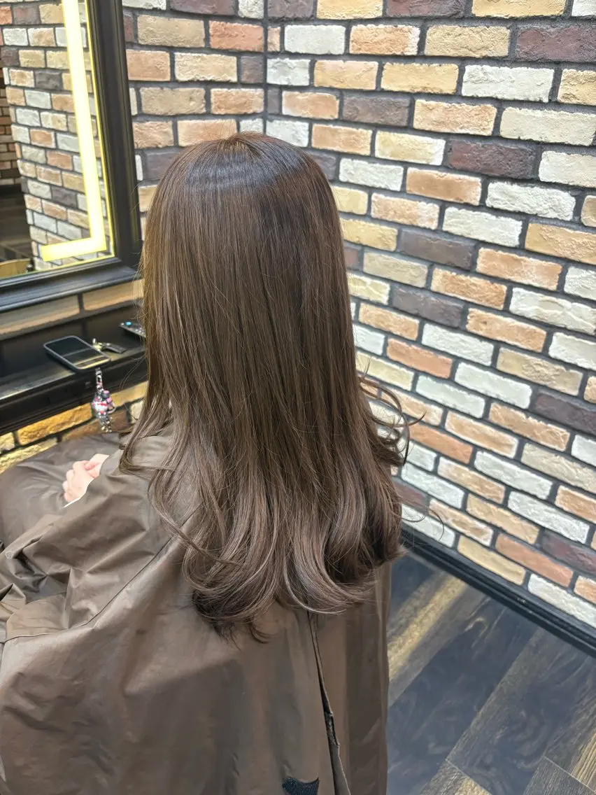ロング カラー ヘアアレンジ ヘアカラー トリートメント すさき そうたのヘアスタイル