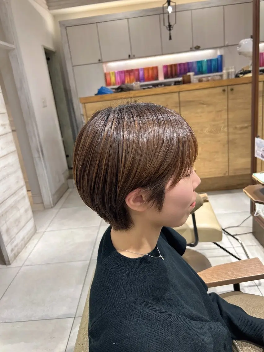 ショート 河野穂香 /パーマモデル募集中のヘアスタイル