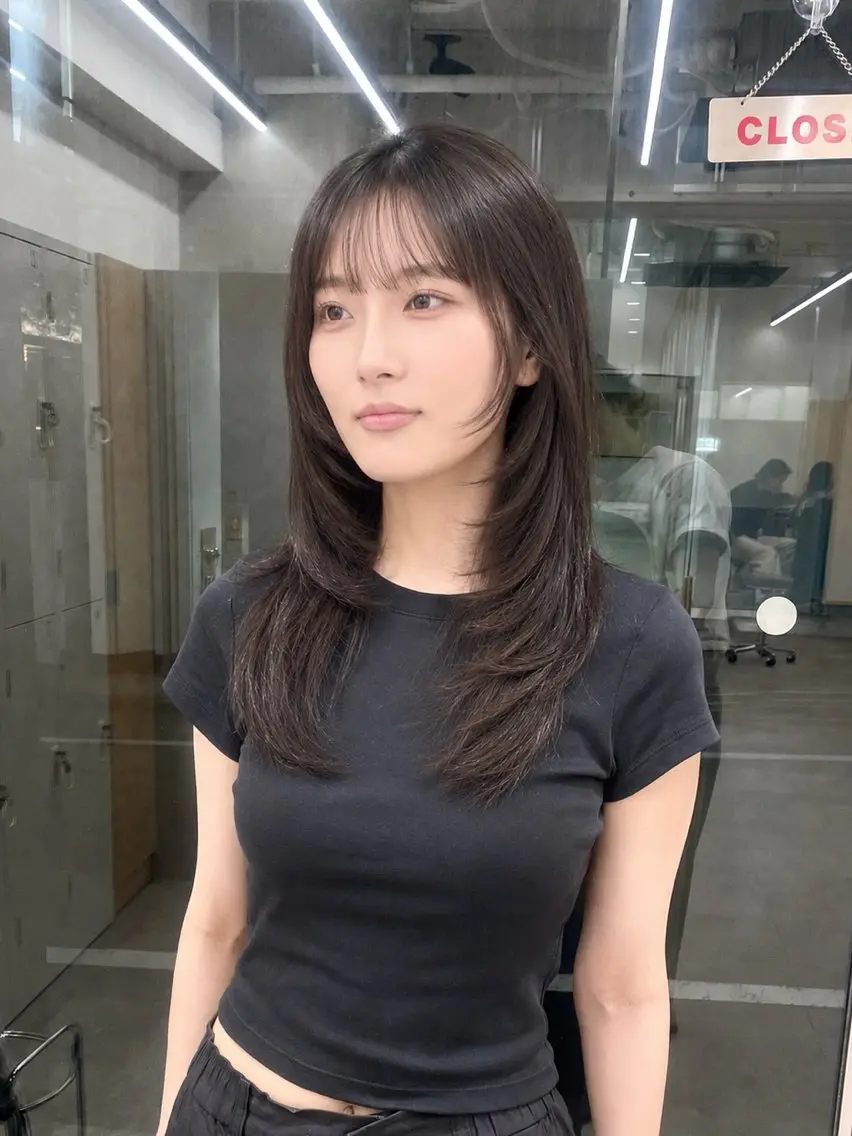 セミロング カット ヘアカラー トリートメント ブリーチ&髪質改善 TAIGAのヘアスタイル