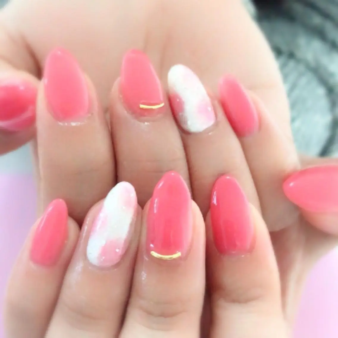 シンプルネイル(オフなし)の写真