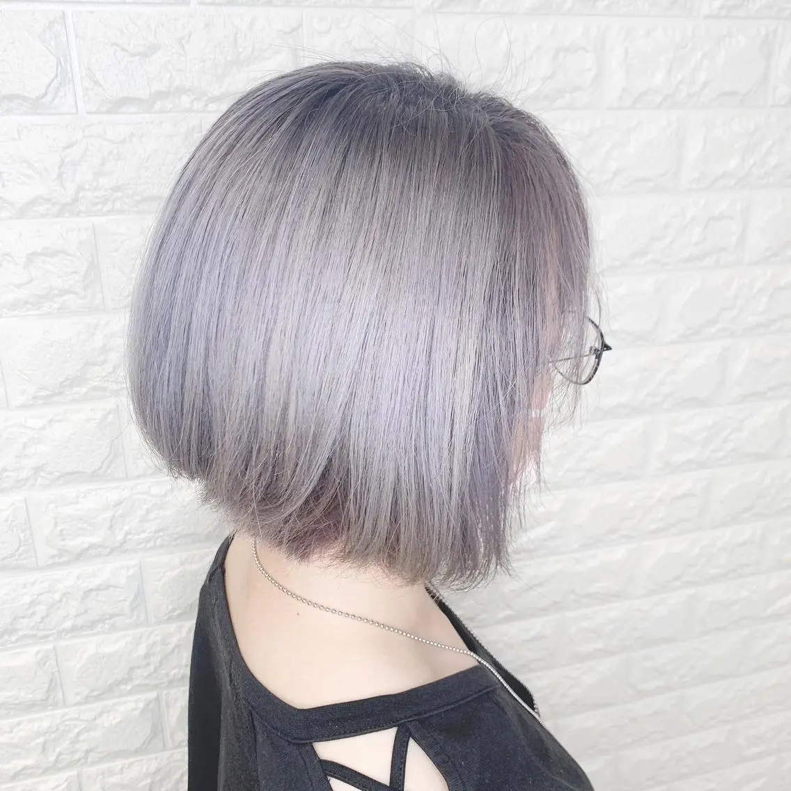 ショート カラー ブリーチ ヘアカラー トリートメント 福森 みずきのヘアスタイル