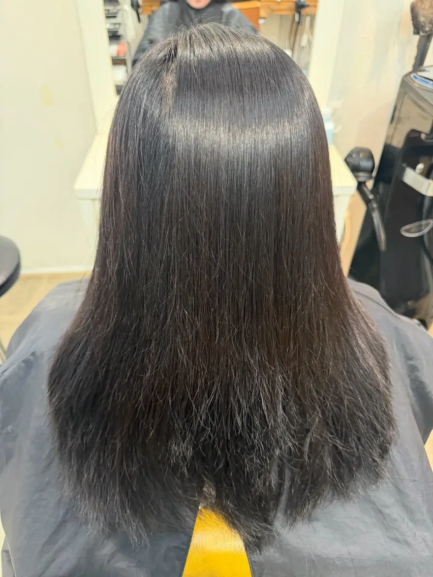ロング 福島 柚菜のヘアスタイル