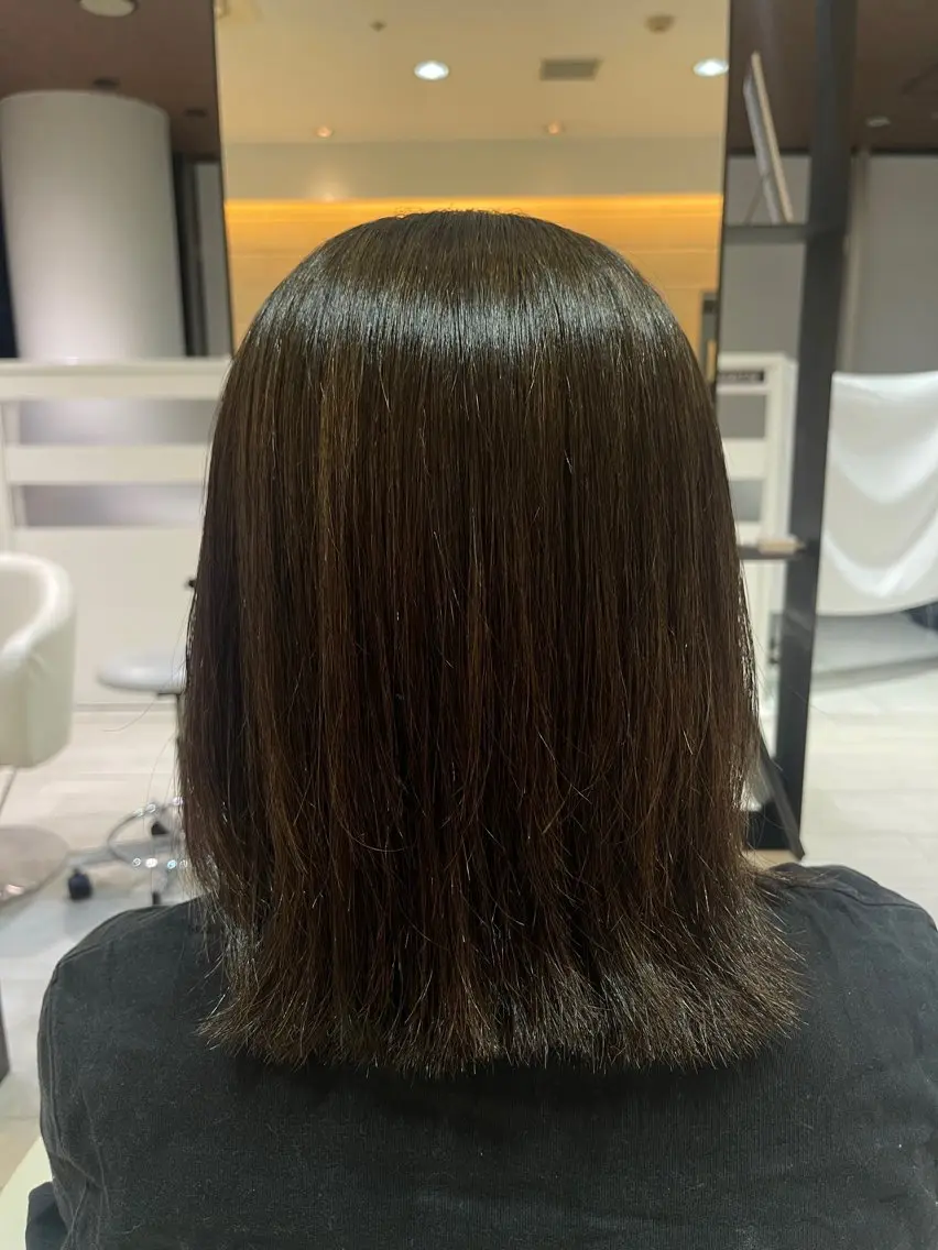 ミディアム カラー 【AIR銀座】 園田萌華のヘアスタイル
