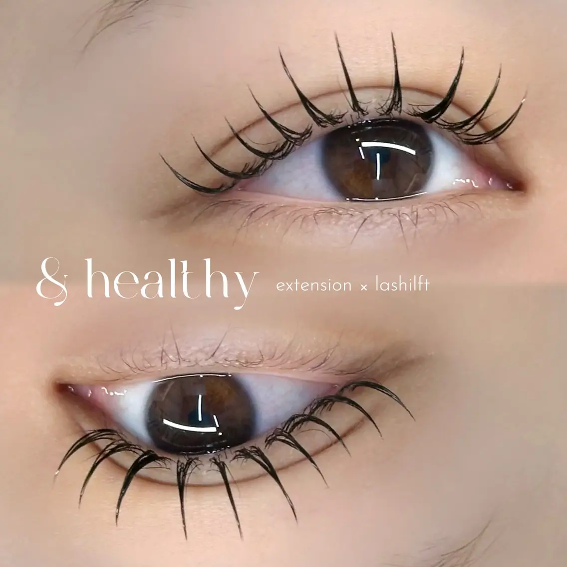 ＆Healthy (フラットラッシュ100本+パーマ)🫧 LED変更+1100円/オフ+550円の写真