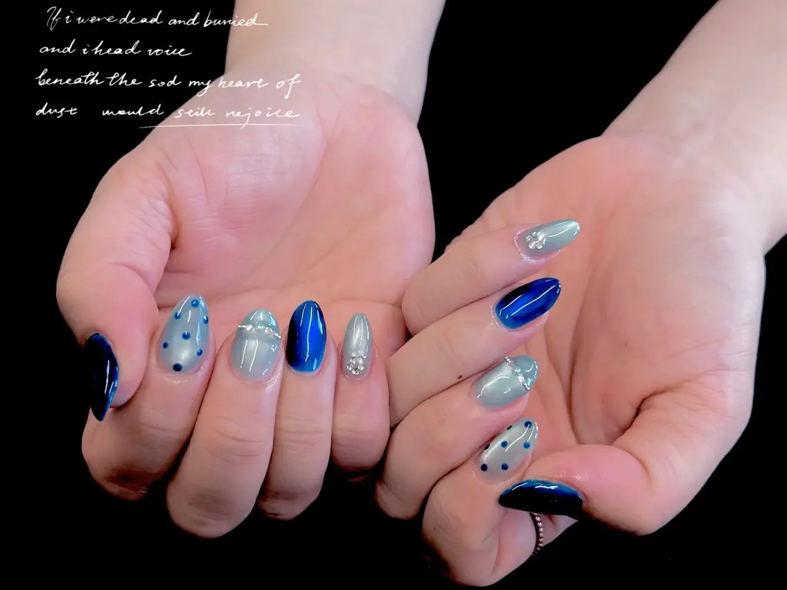 ネイル ハンドネイル 💜MIYA NAIL鶴見店のネイルデザイン