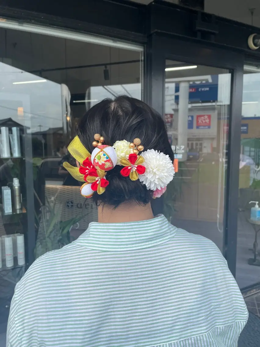 ショート ヘアアレンジ ボブ マキノ キョウカのヘアスタイル