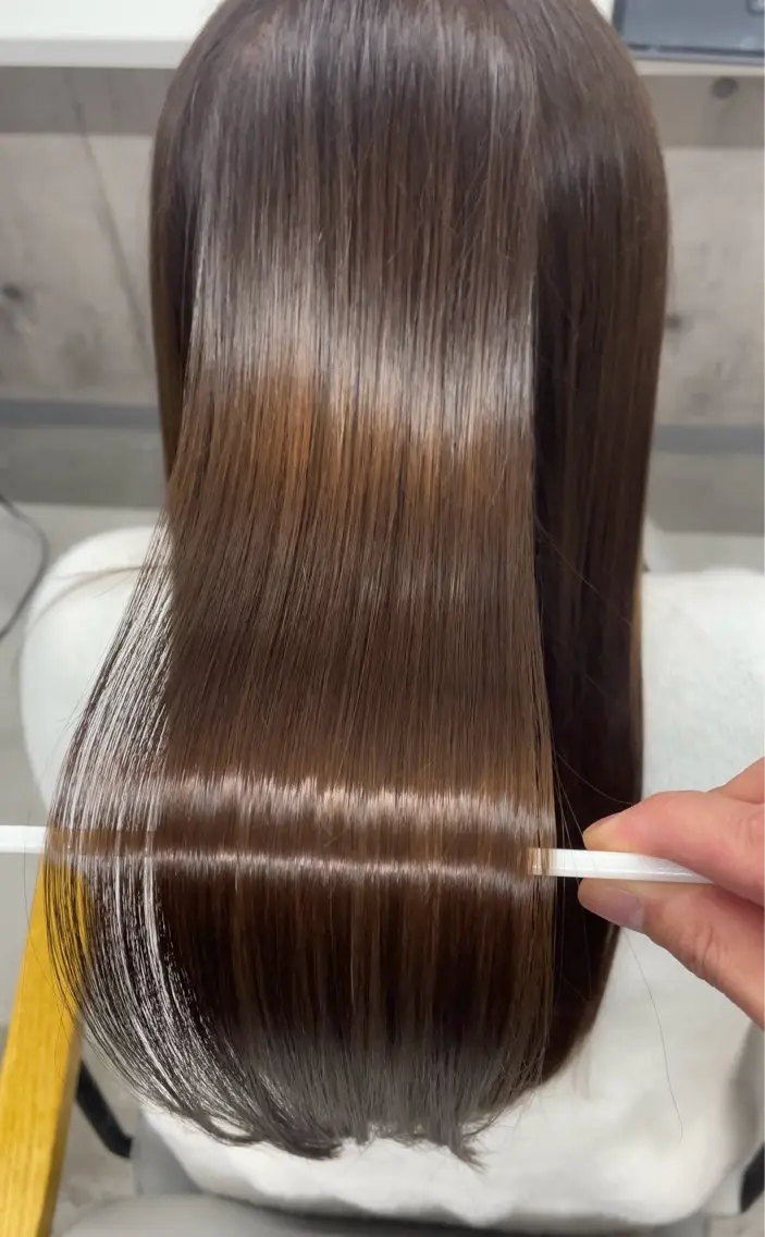 ✨カット+ヘアカラー+髪質改善トリートメント✨ ¥18000→¥9000の写真