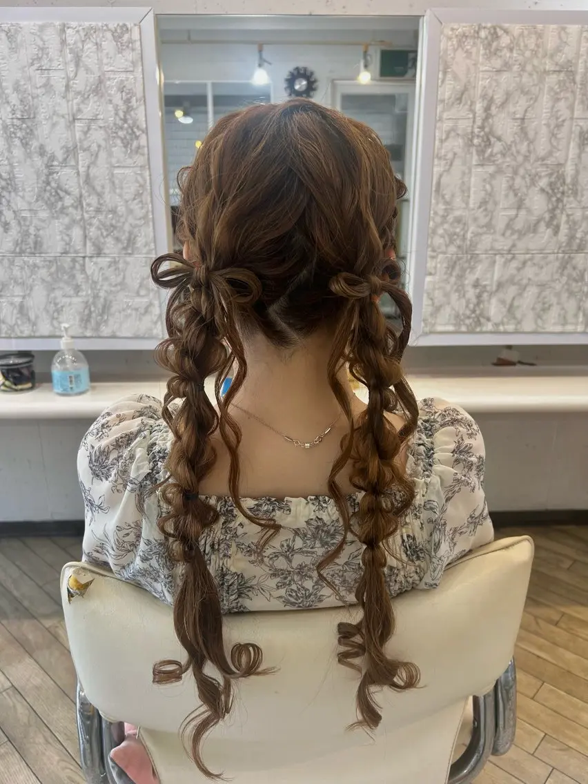 ヘアアレンジ✨ヘアセット✨️レディースのみ。の写真
