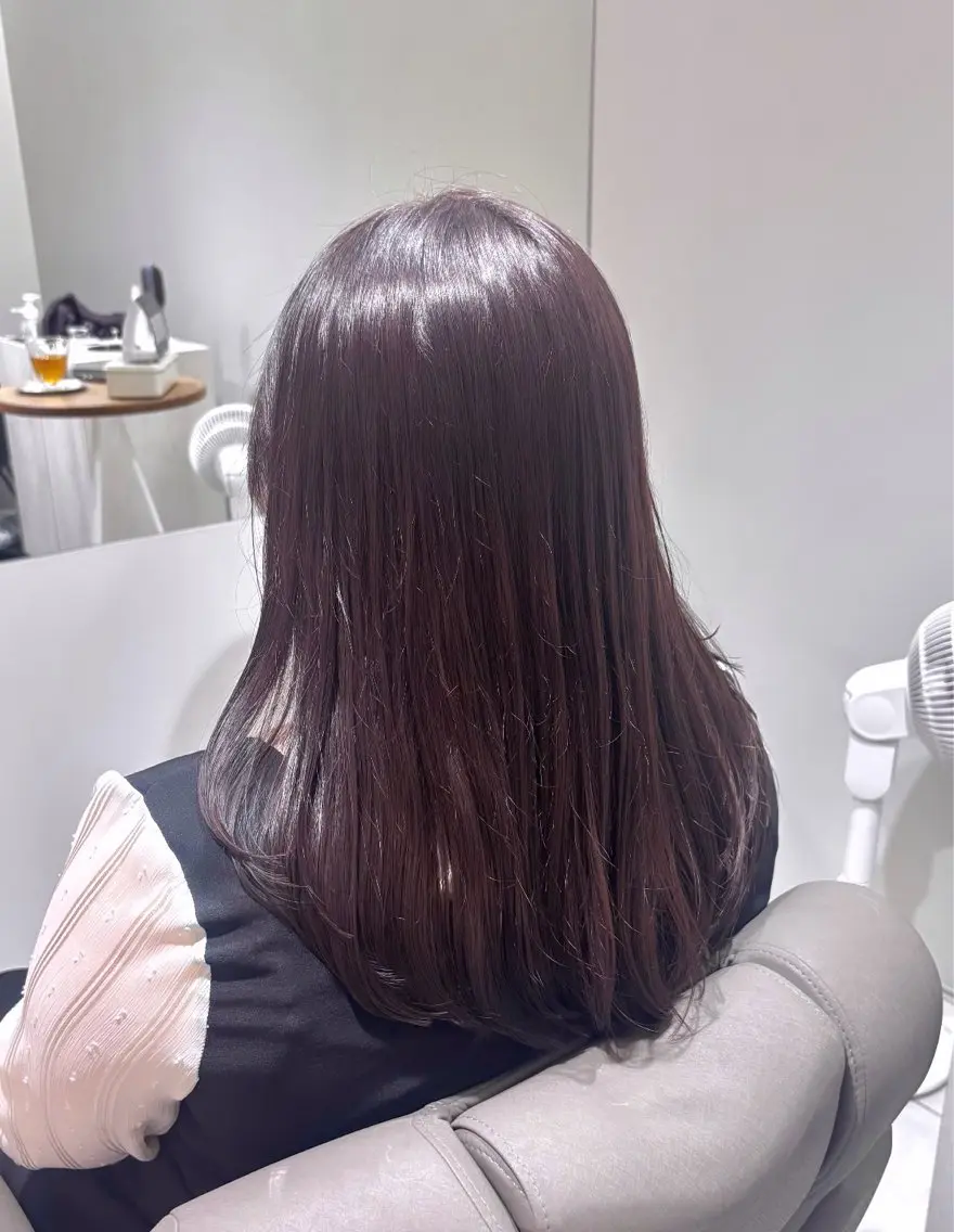 🍒【当日限定価格】🪡似合わせカット&🍂秋に向けてショコラベンダーグレージュ🪿♡の写真