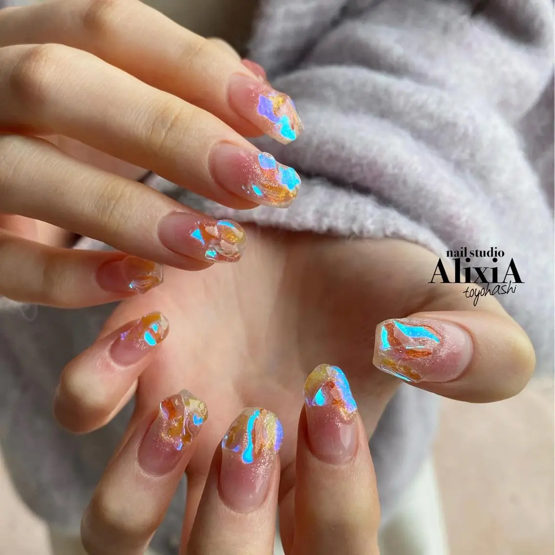 ネイル ハンドネイル AlixiA ゆみのネイルデザイン