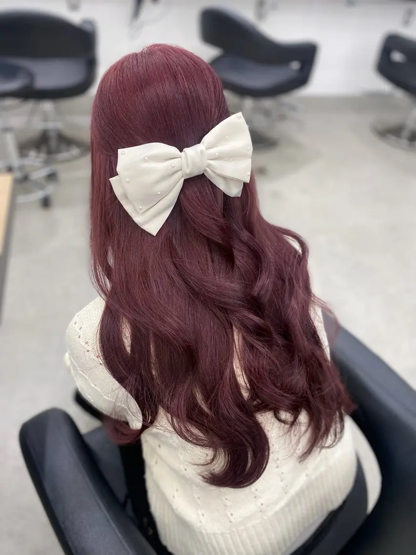カラー girly❤︎暖色ヘ ア➰🎀HINANOのヘアスタイル