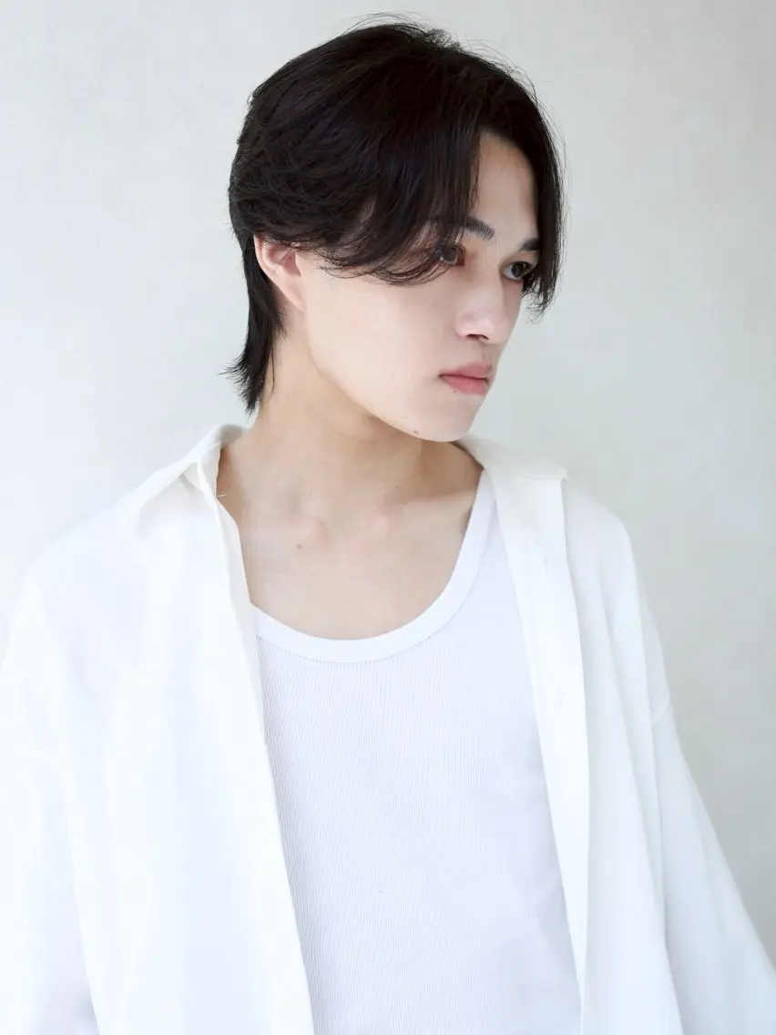 メンズ パーマ 椋 愛穂のヘアスタイル