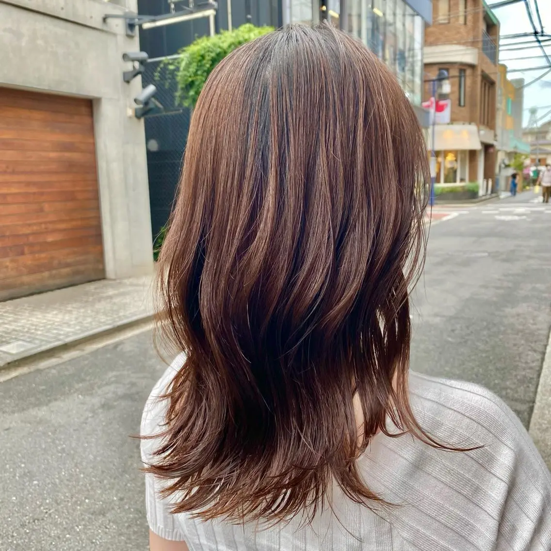 セミロング カット かりん 🤍のヘアスタイル