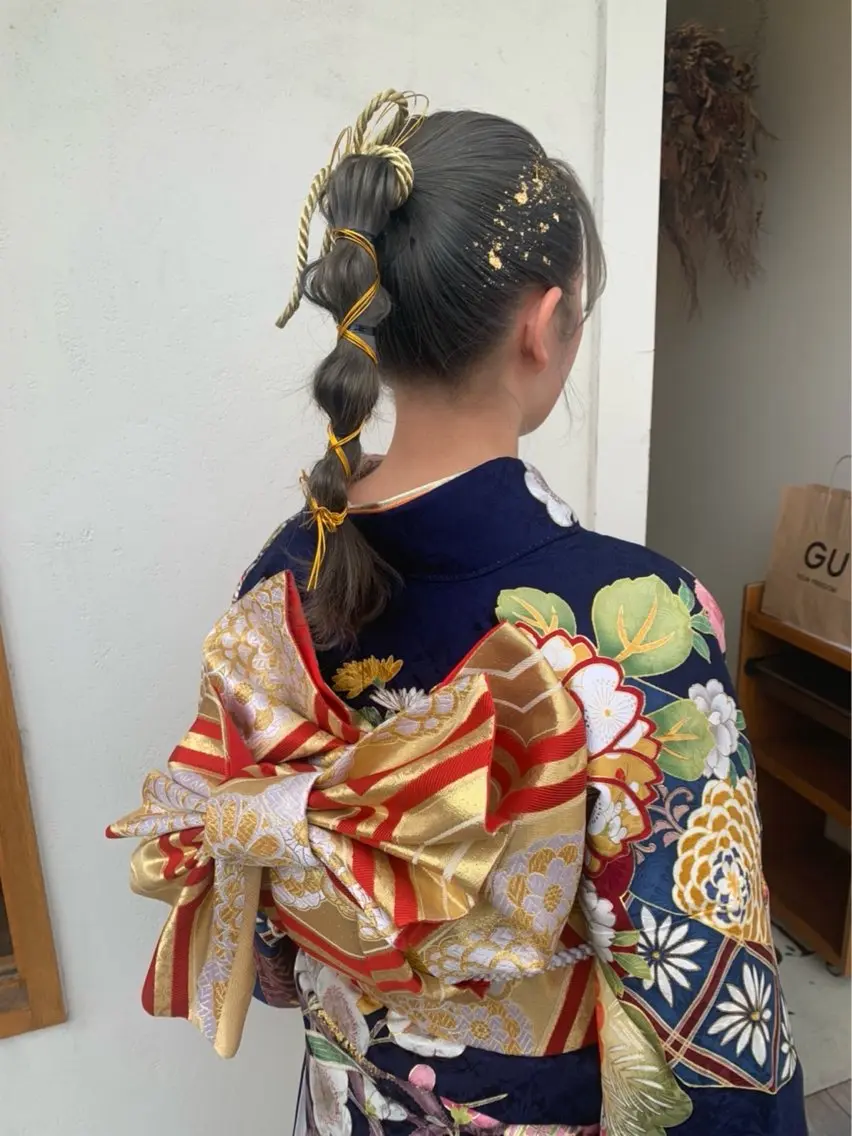 着付け(訪問着 振袖)の写真