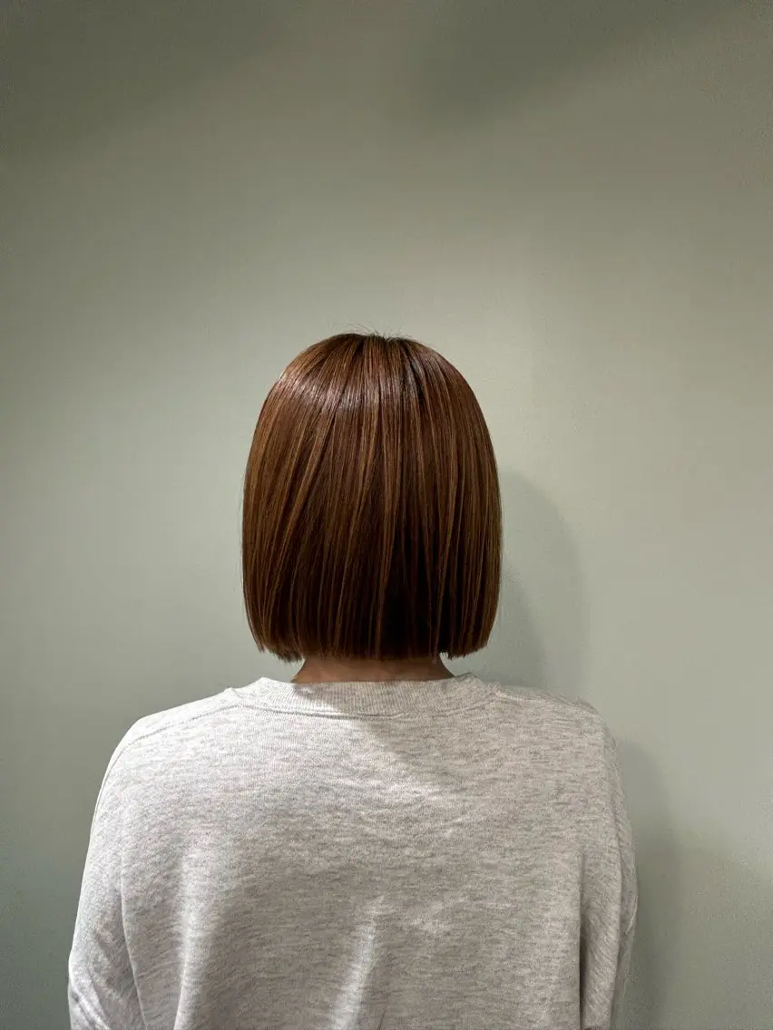 ショート 切りっぱなしボブ ボブ 渋谷 みゆのヘアスタイル
