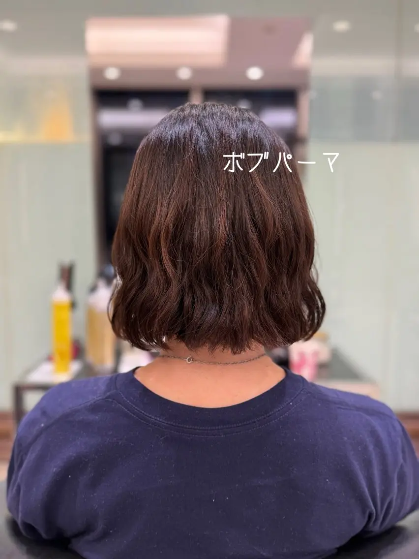 ショート パーマ カット パーマ ボブ・ショート 🌻Yurinaのヘアスタイル