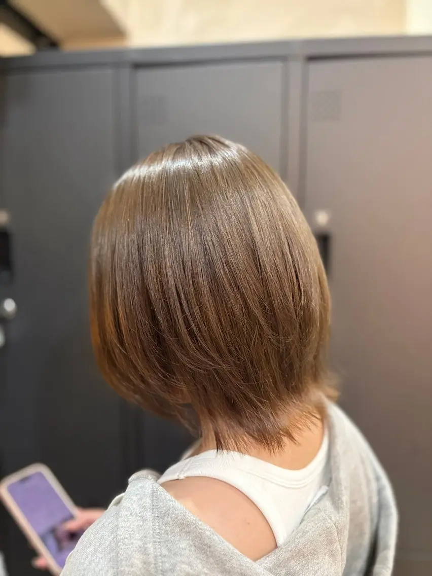ショート カラー ショートヘア カット ヘアカラー かわうち れなのヘアスタイル