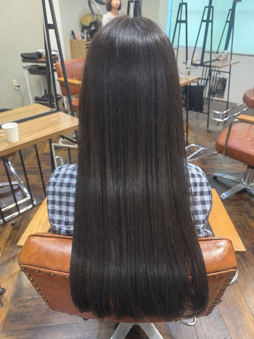 ロング カラー 暖色カラー❤️ 艶/透明感🩶meiのヘアスタイル