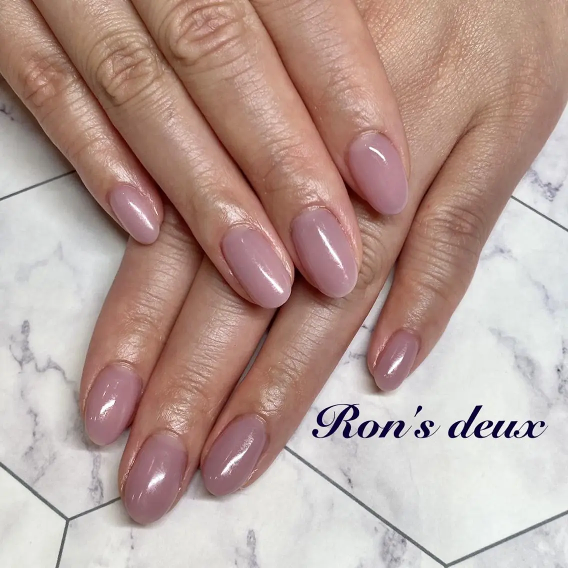 ネイル ワンカラーネイル Ron's nail 仙田のネイルデザイン