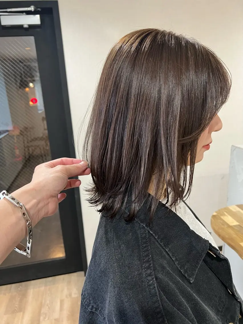 ショート カラー ボブレイヤー ボブ レイヤーカット カット ヘアカラー トリートメント 🌱小顔魅せショート 髪質改善カラー/泉綺のヘアスタイル
